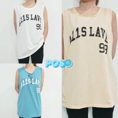 พร้อมส่ง เสื้อกล้ามเเขนกุดทรงหลวม สไตล์เรโทร สําหรับผู้หญิง