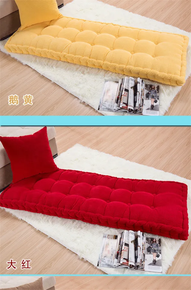 Long Cushion Thickening Chair Cushion Home Seat Mat Floor Cushion Bench  Cushion