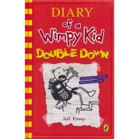 Diary of a Wimpy Kid 11 - double down childrens diary English edition childrens Chapter Book Black and white classic illustrations English extracurricular reading materials English original imported books