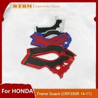 ♗OTOM 3สีกรอบพลาสติกมอเตอร์ไซค์วิบากมอเตอร์ครอส X-Grip ฝาครอบป้องกันสำหรับ HONDA CRF250R 2014-2017 CRF450R 2013-2016