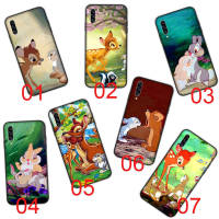 Bambi And Thumper อ่อนนุ่ม ซิลิโคน เคสโทรศัพท์ หรับ iPhone G41 Moto G51 G31 G52 13 14 G42 G1000 12 G71 G22 Max Plus Mini Pro Black ปก