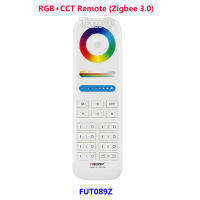 、 Mier RGB CCT รีโมทคอนลไร้สาย FUT089Z 7โซนสวิตช์หรี่ไฟเปิดปิดสี RGB และความสว่างสำหรับไฟ Zigbee 3.0