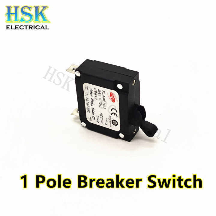 1 Pole 13A, 23A Diesel Generator Breaker Switch 250VAC Lazada PH