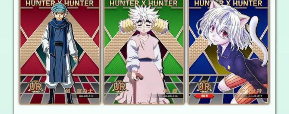 Hunter X Hunter Coleção Card, Dark Contínuo EX Glare Opal TXP