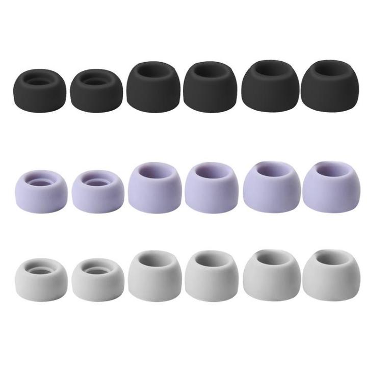 silicone-earbud-tips-3-pairs-replacement-ear-tips-forgalaxy-nbsp-buds-nbsp-pro-anti-slip-silicone-earbud-covers-memory-earbuds-noise-cancelling-in-ear-headphone-tips-fitting