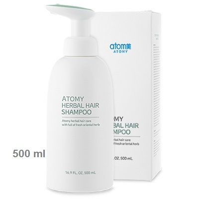 อะโทมี่ เฮอร์เบิล แฮร์ แชมพู Atomy Herbal Hair Shampoo ดูแลสุขภาพเส้นผม ป้องกันปัญหาหนังศีรษะ รูขุมขน แท้จากเกาหลี 500ml