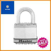 กุญแจลูกปืนคล้องคอสั้นสเตนเลส MASTER LOCK รุ่น M5EURD ขนาด 50 มม. สีลามิเนท **สินค้าแนะนำ**