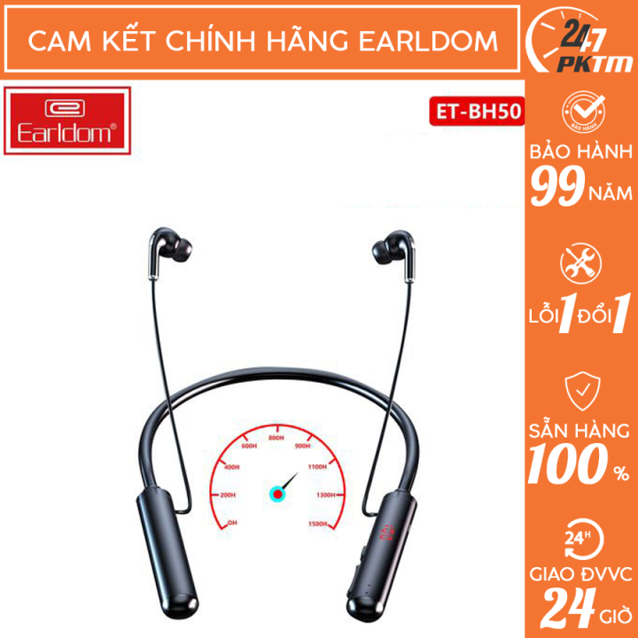 Tai Nghe Bluetooth Earldom BH50 Kiểu Dáng Thể Thao Có Màn Hình LED Hiện ...