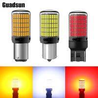 Guadsun 1pcs 1156 LED 3014 150SMD PY21W Turn Sight Light 1157 Canbus No Errors T20 7440 3157 Bulb Brake Lamp Reversing Light