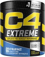 Cellucor  Extreme Pre Workout Powder Icy Blue Razz (60 Servings) Sugar Free Preworkout Energy Supplement BUILD MUSCLE  STRENGTH 200mg Caffeine  Beta Alanine  Creatine เพิ่มแรง เพิ่มพลัง