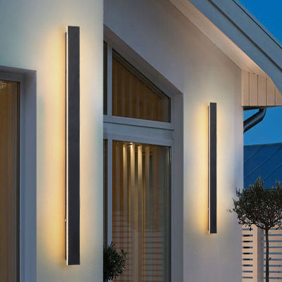 Outdoor Waterproof IP65 Modern LED Wall Lamp 85~265V Living Room Bedroom Corridor Porch Indoor street path sconce Lighting