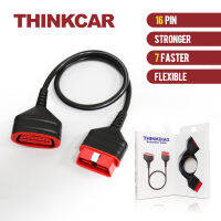 THINKCAR Diagnostic Extender Cable Automotive 16 Pin Male to Female OBD 2 Connector 60cm Length Auto OBD2 Extention Adapter Cord