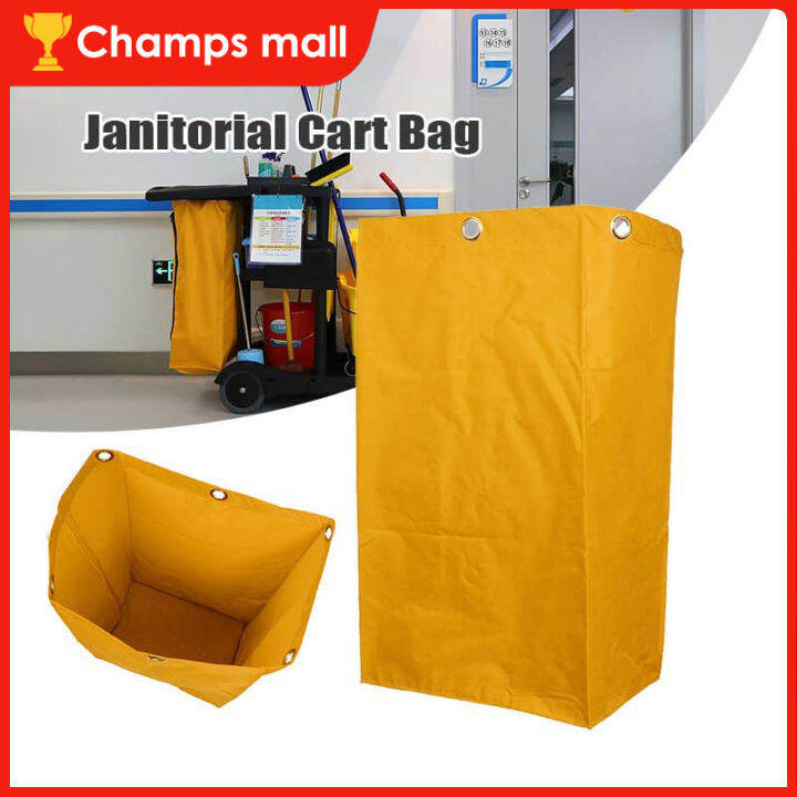 Janitorial Cart Vinyl Bag Trolley Garbage Bin Bag Cleaning Bag