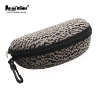 （A Decent） Ruieeyearleopard PrintCase Glassesglasses Case And Glasses Hook Design Eyewear Accessories