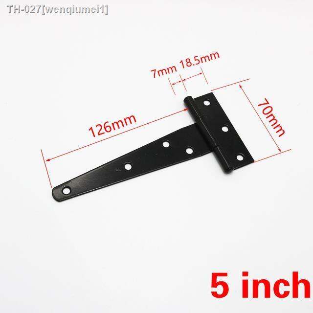 1-pcs-black-paint-t-shape-triangle-hinge-cabinet-shed-wooden-door-gate-hinges-hardware