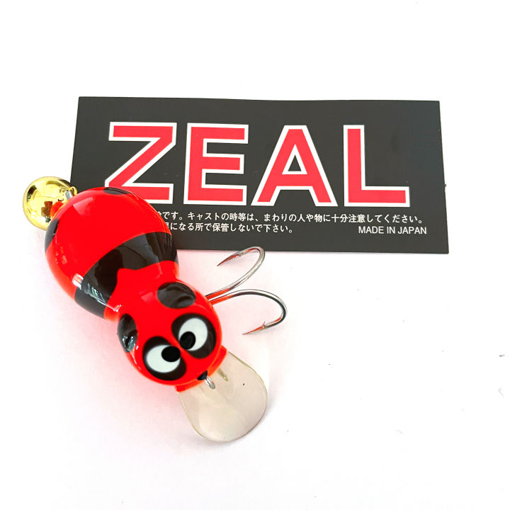 เหยื่อตกปลาแท้จากญี่ปุ่น-ยี่ห้อ-zeal-original-plug-5-0-cm-12-0-g-เหยื่อผิวน้ำ-ใหม่พร้อมกล่อง