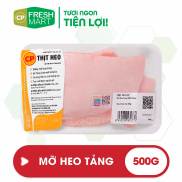 Chỉ giao HCM Mỡ heo sau CP Fresh Mart 500g Thịt heo CP Mỡ heo CP tươi mới