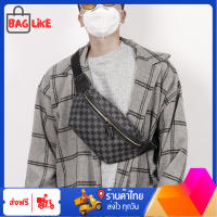 baglike กระเป๋าคาดอก คาดเอว สำหรับผู้ชาย รุ่น4909 ผลิตจาก หนังPU กันน้ำได้100% น้ำหนักเบา ช่องเก็บเยอะ สายปรับได้