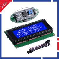 【Limited edition】 52Pi IIC/I2C 2004 20X4จอแสดงผล LCD โมดูลรองรับ I2C โปรโตคอล LCD 2004โมดูลชิลด์สำหรับ Raspberry Pi Arduino Uno