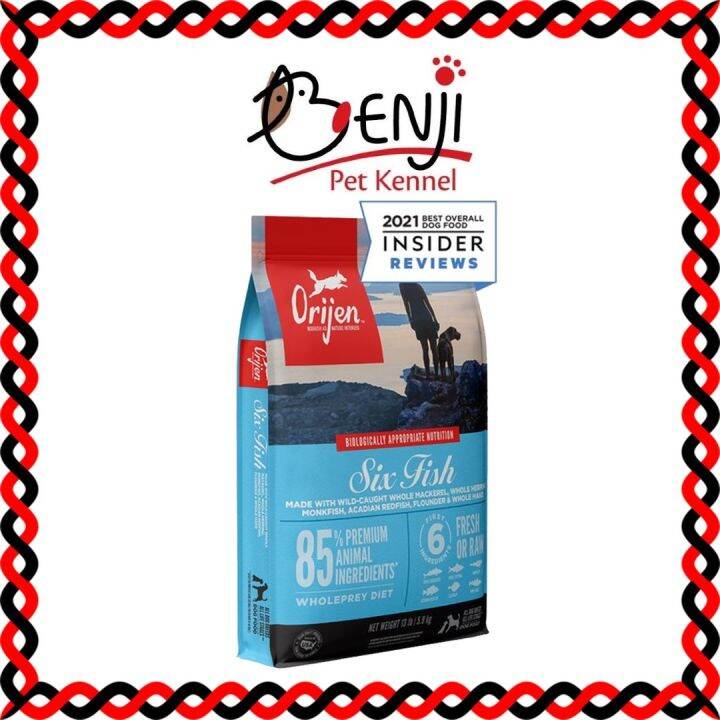 Orijen Six Fish Dog Dry Food 11.4kg Lazada Singapore