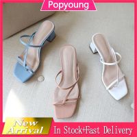 CODniuba270 Malaysia Ready Stock Sexy fashion slippers flip-flop slippers with one word new slippers fashion sandals Kasut Tinggi ladylike casual Roman sandals go with shoes womens shoes