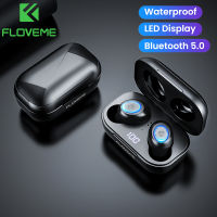 FLOVEME Wireless Headset Bluetooth Earphone Headphones HD Stereo Wireless Wireless Smart Phone Stereo Sound Earbuds Dual