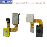 ลายนิ้วมือเซ็นเซอร์ปุ่มโฮม Flex Cable Ribbon สําหรับ Xiaomi Mi A3 Touch Sensor Flex อะไหล่ทดแทน