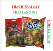 [Siêu Hot] Set 2 gói Thạch trái cây Deedo 3 lớp 720gr Thái Lan siêu ngon