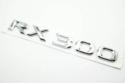 พลาสติกชุบโครเมี่ยมคำว่า LEXUS หรือ RX300 หรือ RX350 หรือ LS350 สำหรับติดรถ lexus ติดรถ แต่งรถ วัสดุทำจาก พลาสติก ABS อย่างดี เลกซัส