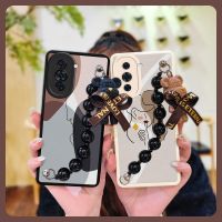 for girl phone case Phone Case For Huawei Nova10 Skin feel silicone Raised lens Simplicity imitation leather Anti-fall