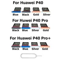 สำหรับ P40 Pro Plus ที่ใส่ถาดใส่ซิมซิมการ์ดตัวเชื่อมอะแดปเตอร์ชิ้นส่วนถาดใส่ซิมการ์ด SD