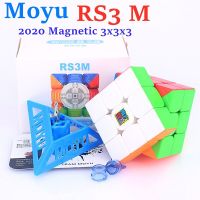 รูบิค Rubik แม่เหล็ก 3x3 Moyu RS3M 2020 Rubik มีแม่เหล็ก  ของแท้100 อุปกรณ์ครบ