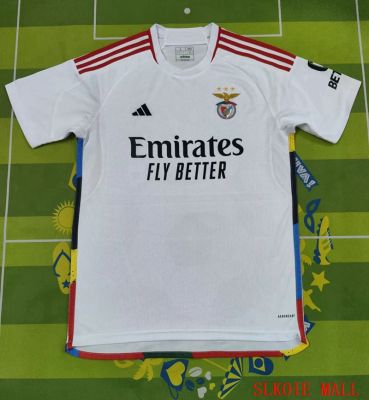 เสื้อ Benfica Away 23-24เสื้อแข่งฟุตบอลคุณภาพแบบไทยสำหรับแฟนรุ่น