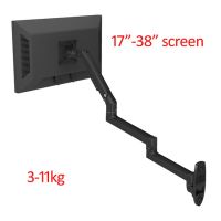 【YF】 7013 mechanic spring 10 -27 17 -38  LCD monitor wall mount bracket aluminum 360 rotate full motion pivot stretch 1-10kg 3-11kg