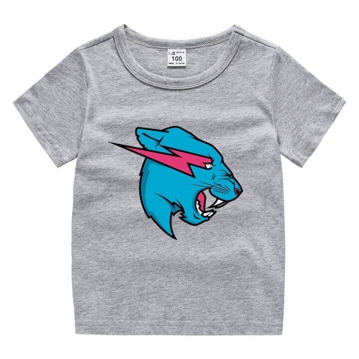 mr-beast-lightning-cat-เสื้อแจ็กเก็ต-แขนสั้น-แฟชั่นฤดูร้อน-สําหรับเด็ก