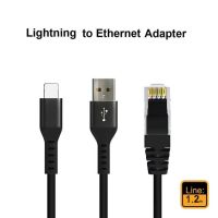 โปร++ Lightning to RJ 45 Ethernet Network LAN สายอะแดปเตอร์แปลงสำหรับ iPad iPhone ส่วนลด สายชาร์จ หัวชาร์จ สายชาร์จไอโฟน หัวชาร์จเร็ว