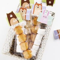 【YF】✘☂  20Pcs Cookie With Cards Wedding Baby Shower Birthday Plastic