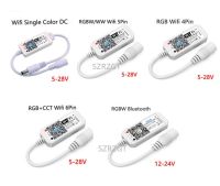 【☊HOT☊】 uylexs Dc5v 12V 24V Rgb ตัวควบคุม Wifi Led Rgbw Rgbww บลูทูธ Wifi Controller สำหรับ5050 2835 Ws2811 Ws2812b แถบไฟ Led Magic Home