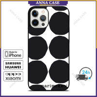 Marimekko 3582 กรณีโทรศัพท์มือถือ iPhone 14 Pro Max / iPhone 13 Pro Max / iPhone 12 Pro Max / Samsung Galaxy Note10 Plus / S22 Ultra ฝาครอบป้องกันการตก