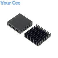 10pcs 35*35*10mm Heatsink Radiator Cooler Cooling Fin Aluminum Heat Sink for LED Power IC Transistor Module PBC black 35X35X10mm