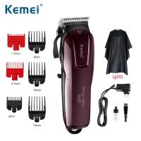 卐 Kemei 2600 Professional Hair Clipper Rechargeable Hair Cutting Machine Razor Powerful Hair Trimmer Shaver Titanium Blade KM-2006