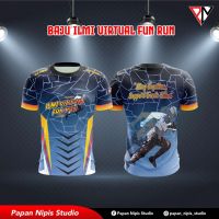 Virtual run sublimation tshirt