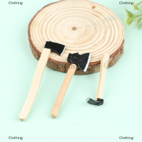 Clothing mother and baby 3ชิ้น/เซ็ต MINI wood Metal Chopper hatchet dollhouse เครื่องมือขนาดเล็ก