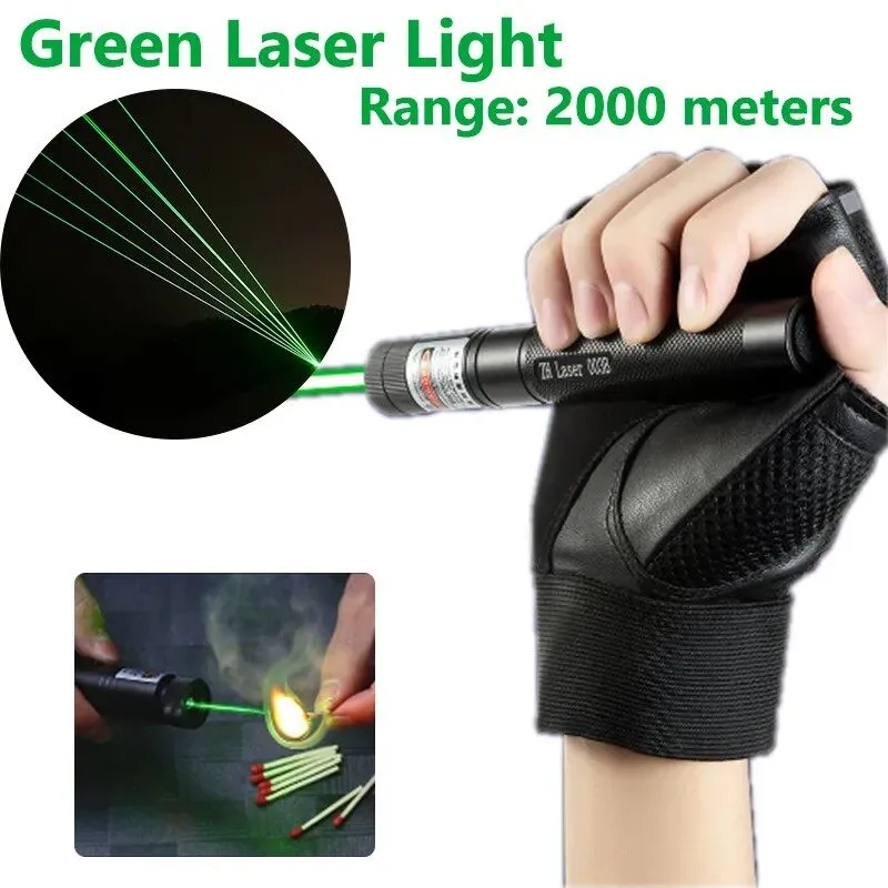 Green Laser Pointer High Power Long Range Adjustable Focus