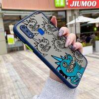 เคส JIUMOO สำหรับ VIVO เคส Y95 Y91i Y91เคสโทรศัพท์แบบแข็งผิวเกล็ดน้ำแข็งบางลายมอนสเตอร์เคสขอบสี่เหลี่ยมซิลิโคนอ่อนการ์ตูนกันกระแทกคลุมทั้งหมดเคสป้องกันเลนส์กล้อง