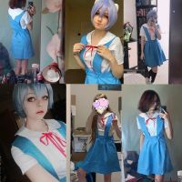 Halloween Japanese Anime Women Cosplay Asuka Langley Soryu Tokyo Ayanami Rei Costume School Uniform