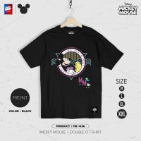 [ส่งฟรี] เสื้อยืด Mickey Mouse มิกกี้เมาส์ รุ่น MK-036 ลิขสิทธิ์แท้ วอลต์ ดิสนีย์ สีดำ เสื้อ Disney แท้ [M,L,XL,2XL]