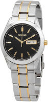 Seiko Mens Japanese Quartz Dress Watch with Stainless Steel Strap, Silver, 10 (Model: SUR363)