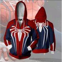 COD hjzfk0 2018 marvel avengers insomniac คนแมงมุม PS4 zipper hoodies ซูเปอร์แรงบันดาลใจ