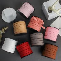 10MM 5yards 19colors Flat Faux Suede Braided Cord Belt Leather Korean Velvet Leather for Jewelry Making Diy Handmade Bracelet